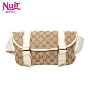 Gucci GG Canvas Waist Bag Beige